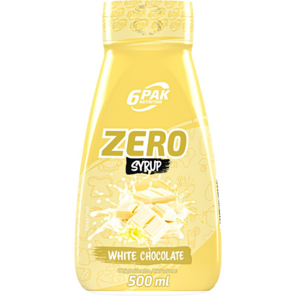 Syrup Zero - White Chocolate 6PAK Nutrition - 500 мл Syrup Zero - White Chocolate 6PAK Nutrition - 500 мл