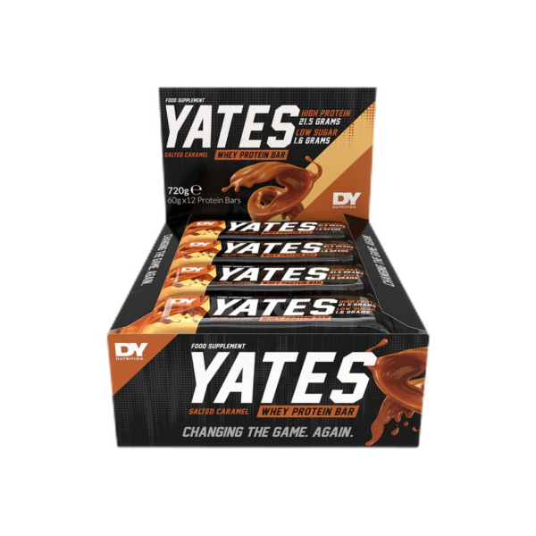 Yates Whey Protein Bar | No Sugar Dorian Yates Nutrition - 12 x 60 грама Yates Whey Protein Bar | No Sugar Dorian Yates Nutrition - 12 x 60 грама
