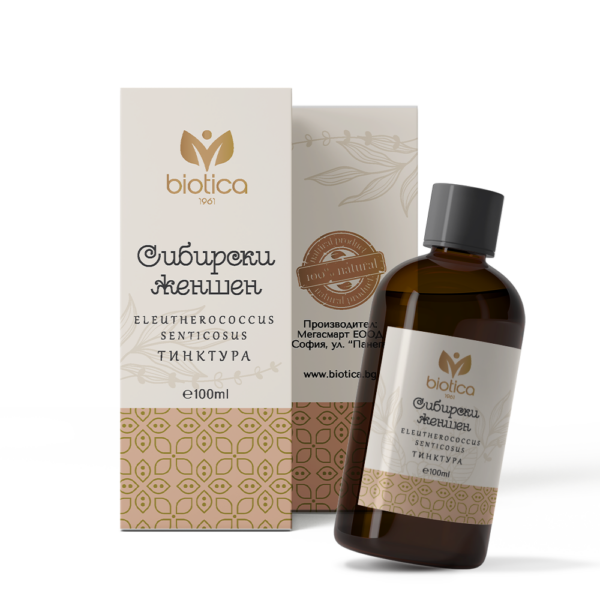 Сибирски женшен 100ml Тинктура - Biotica 1961 Сибирски женшен 100ml Тинктура - Biotica 1961