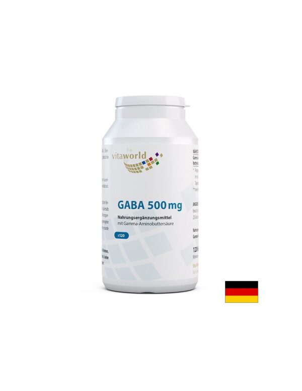 За релакс на нервната система - ГАБА гама-аминомаслена киселина 500 mg Vita World - 120 капсули За релакс на нервната система - ГАБА гама-аминомаслена киселина 500 mg Vita World - 120 капсули