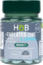 Chelated Zinc & Copper 15mg Holland And Barrett - 120 Таблетки, 120 Дози Chelated Zinc & Copper 15mg Holland And Barrett - 120 Таблетки, 120 Дози