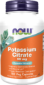 Potassium Citrate 99 mg NOW Foods - 180 капсули, 180 Дози Potassium Citrate 99 mg NOW Foods - 180 капсули, 180 Дози