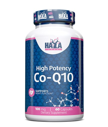HAYA LABS High Potency Coenzyme Co-Q10 100 mg / 60 Vcaps HAYA LABS High Potency Coenzyme Co-Q10 100 mg / 60 Vcaps