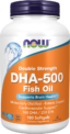 DHA - 500 Double Strength NOW Foods - 180 Гел капсули, 180 Дози DHA - 500 Double Strength NOW Foods - 180 Гел капсули, 180 Дози