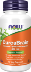 CurcuBrain™ 400 mg | Longvida® Optimized Curcumin NOW Foods - 50 капсули, 50 Дози CurcuBrain™ 400 mg | Longvida® Optimized Curcumin NOW Foods - 50 капсули, 50 Дози