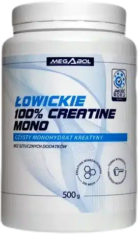 100% Creatine Monohydrate Megabol - 500 грама, 100 Дози 100% Creatine Monohydrate Megabol - 500 грама, 100 Дози
