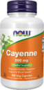 Cayenne 500 mg NOW Foods - 100 капсули, 100 Дози Cayenne 500 mg NOW Foods - 100 капсули, 100 Дози