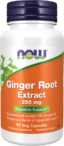 Ginger Root Extract 250 mg NOW Foods - 90 капсули, 90 Дози Ginger Root Extract 250 mg NOW Foods - 90 капсули, 90 Дози