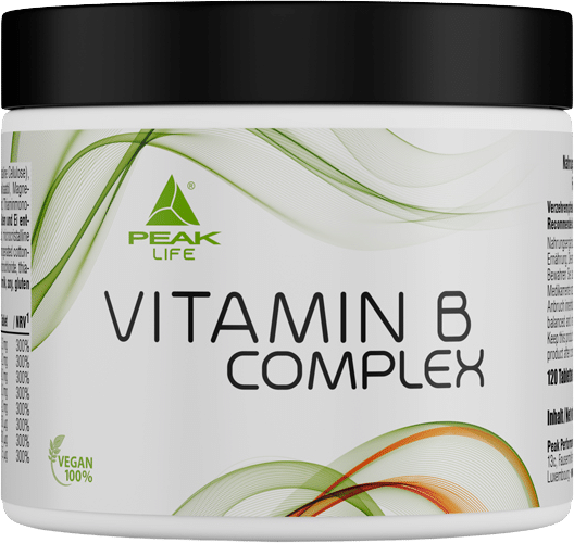 Vitamin B Complex PEAK - 120 Таблетки, 120 Дози Vitamin B Complex PEAK - 120 Таблетки, 120 Дози