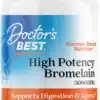 Bromelain 3000 GDU 500 mg | High Potency Doctor's Best - 90 капсули, 90 Дози Bromelain 3000 GDU 500 mg | High Potency Doctor's Best - 90 капсули, 90 Дози
