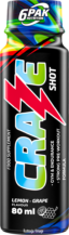 Craze Shot 6PAK Nutrition - 80 мл, 2 Дози Craze Shot 6PAK Nutrition - 80 мл, 2 Дози