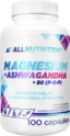 Magnesium Chelate + Ashwagandha + B6 P-5-P AllNutrition - 100 капсули, 50 Дози Magnesium Chelate + Ashwagandha + B6 P-5-P AllNutrition - 100 капсули, 50 Дози