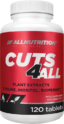 Cuts4All | Lipotropic Fat Burner AllNutrition - 120 Таблетки, 60 Дози Cuts4All | Lipotropic Fat Burner AllNutrition - 120 Таблетки, 60 Дози