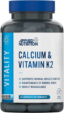 Calcium & Vitamin K2 Applied Nutrition - 60 капсули, 30 Дози Calcium & Vitamin K2 Applied Nutrition - 60 капсули, 30 Дози
