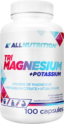 Tri Magnesium + Potassium AllNutrition - 100 капсули, 50 Дози Tri Magnesium + Potassium AllNutrition - 100 капсули, 50 Дози