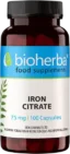 Iron Citrate 25 mg Bioherba - 100 капсули, 100 Дози Iron Citrate 25 mg Bioherba - 100 капсули, 100 Дози