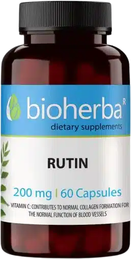 Rutin 270 mg Bioherba - 60 капсули, 60 Дози Rutin 270 mg Bioherba - 60 капсули, 60 Дози