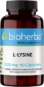 L-Lysine 400 mg Bioherba - 60 капсули, 60 Дози L-Lysine 400 mg Bioherba - 60 капсули, 60 Дози