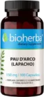 Pau D'Arco 370 mg Bioherba - 100 капсули, 50 Дози Pau D'Arco 370 mg Bioherba - 100 капсули, 50 Дози