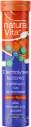 Electrolytes Isotonic plus Minerals & Glucose Natura Vita - 20 ефервесцентни таблетки, 20 Дози Electrolytes Isotonic plus Minerals & Glucose Natura Vita - 20 ефервесцентни таблетки, 20 Дози