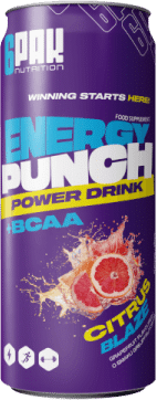 Energy Punch Power Drink | with BCAA & Caffeine 6PAK Nutrition - 250 мл Energy Punch Power Drink | with BCAA & Caffeine 6PAK Nutrition - 250 мл