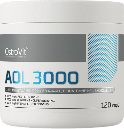 AOL 3000 mg / Arginine Ornithine Lysine OstroVit - 120 капсули, 40 Дози AOL 3000 mg / Arginine Ornithine Lysine OstroVit - 120 капсули, 40 Дози