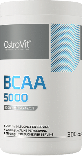 BCAA 5000 OstroVit - 300 капсули, 60 Дози BCAA 5000 OstroVit - 300 капсули, 60 Дози