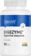 DigeZyme® | Digestive Enzyme Complex Patent OstroVit - 90 Таблетки, 90 Дози DigeZyme® | Digestive Enzyme Complex Patent OstroVit - 90 Таблетки, 90 Дози