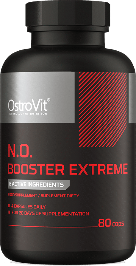 N.O. Booster Extreme OstroVit - 80 капсули, 20 Дози N.O. Booster Extreme OstroVit - 80 капсули, 20 Дози