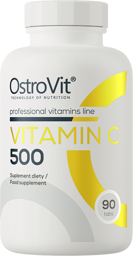 Vitamin C 500 mg OstroVit - 90 Таблетки, 90 Дози Vitamin C 500 mg OstroVit - 90 Таблетки, 90 Дози