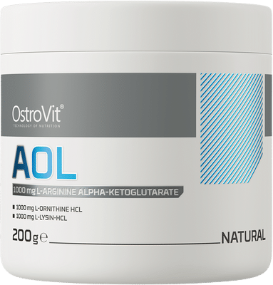 AOL / Arginine Ornitine Lysine Powder OstroVit - 200 грама, 66 Дози AOL / Arginine Ornitine Lysine Powder OstroVit - 200 грама, 66 Дози