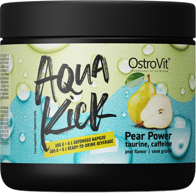 Aqua Kick / Advanced Hydration with Caffeine & Taurine OstroVit - 300 грама, 30 Дози Aqua Kick / Advanced Hydration with Caffeine & Taurine OstroVit - 300 грама, 30 Дози