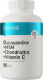 Glucosamine + MSM + Chondroitin + Vitamin C OstroVit - 90 Таблетки, 45 Дози Glucosamine + MSM + Chondroitin + Vitamin C OstroVit - 90 Таблетки, 45 Дози