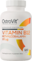 Vitamin B12 Methylcobalamin 100 mcg OstroVit - 120 Таблетки, 120 Дози Vitamin B12 Methylcobalamin 100 mcg OstroVit - 120 Таблетки, 120 Дози