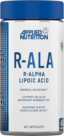R-ALA 200 mg | R-Alpha Lipoic Acid Applied Nutrition - 60 капсули, 60 Дози R-ALA 200 mg | R-Alpha Lipoic Acid Applied Nutrition - 60 капсули, 60 Дози