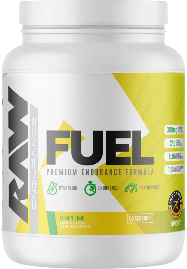 Raw Fuel | Premium Endurance Formula RAW Nutrition - 1620 грама, 60 Дози Raw Fuel | Premium Endurance Formula RAW Nutrition - 1620 грама, 60 Дози
