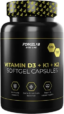 Vitamin D3 + K1 + K2 Forcelab - 120 Гел капсули, 120 Дози Vitamin D3 + K1 + K2 Forcelab - 120 Гел капсули, 120 Дози