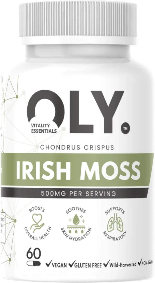 Irish Moss 500 mg Oly. - 60 капсули, 60 Дози Irish Moss 500 mg Oly. - 60 капсули, 60 Дози