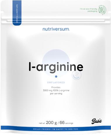 L-Arginine Powder | 100% Pure Nutriversum - 200 грама, 66 Дози L-Arginine Powder | 100% Pure Nutriversum - 200 грама, 66 Дози