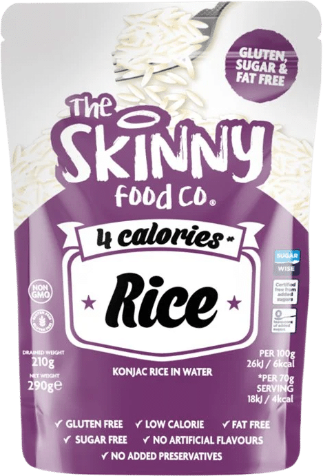 4 Calorie Konjac Skinny Rice Skinny Food Co - 290 грама 4 Calorie Konjac Skinny Rice Skinny Food Co - 290 грама