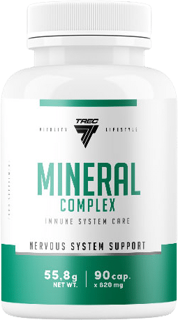 Mineral Complex | Immune System & Nervous System Support Trec Nutrition - 90 капсули, 45 Дози Mineral Complex | Immune System & Nervous System Support Trec Nutrition - 90 капсули, 45 Дози