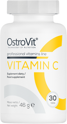 Vitamin C 1000 mg OstroVit - 30 Таблетки, 30 Дози Vitamin C 1000 mg OstroVit - 30 Таблетки, 30 Дози