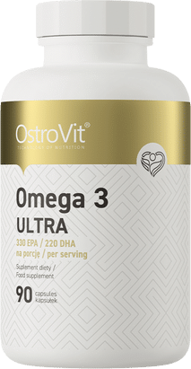Omega 3 Ultra OstroVit - 90 Гел капсули, 90 Дози Omega 3 Ultra OstroVit - 90 Гел капсули, 90 Дози