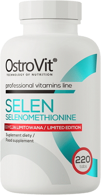 Selenium 200 mcg OstroVit - 220 Таблетки, 220 Дози Selenium 200 mcg OstroVit - 220 Таблетки, 220 Дози