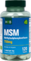 MSM / Methylsulphonylmethane 750 mg Holland And Barrett - 120 Таблетки, 120 Дози MSM / Methylsulphonylmethane 750 mg Holland And Barrett - 120 Таблетки, 120 Дози