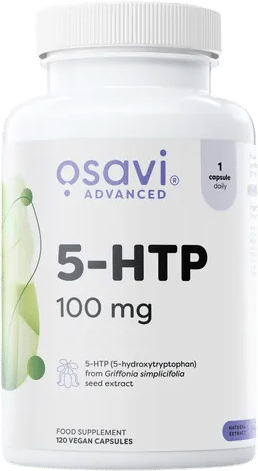 5-HTP 100 mg | 30% Extract from Griffonia simplicifolia Osavi - 120 капсули, 120 Дози 5-HTP 100 mg | 30% Extract from Griffonia simplicifolia Osavi - 120 капсули, 120 Дози