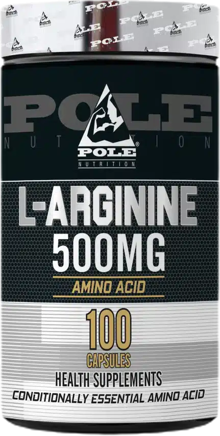 L-Arginine 500 mg Pole Nutrition - 100 капсули, 50 Дози L-Arginine 500 mg Pole Nutrition - 100 капсули, 50 Дози