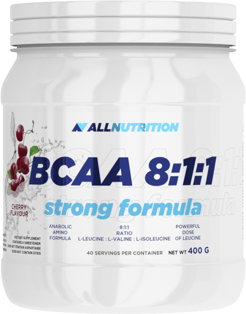 BCAA 8:1:1 Strong Formula AllNutrition - 400 грама, 40 Дози BCAA 8:1:1 Strong Formula AllNutrition - 400 грама, 40 Дози