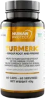 Turmeric with Ginger Root | with 95% Curcuminoids & 5% Gingerols Human Protect - 60 капсули, 60 Дози Turmeric with Ginger Root | with 95% Curcuminoids & 5% Gingerols Human Protect - 60 капсули, 60 Дози